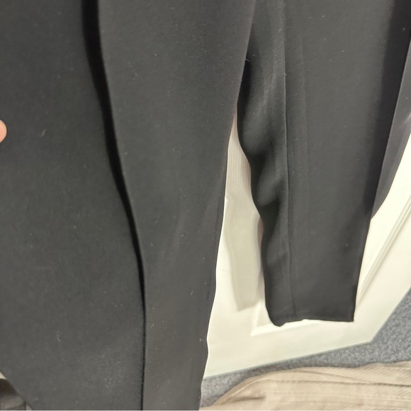 Carlisle black career pants, no size tag, pockets, front seam, spring - Picture 4 of 7